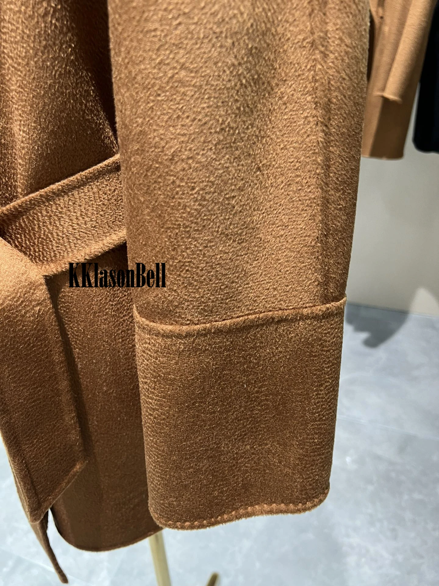 12 14 темпераментное кашемировое Женское пальто KKlasonBell с отложным воротником и