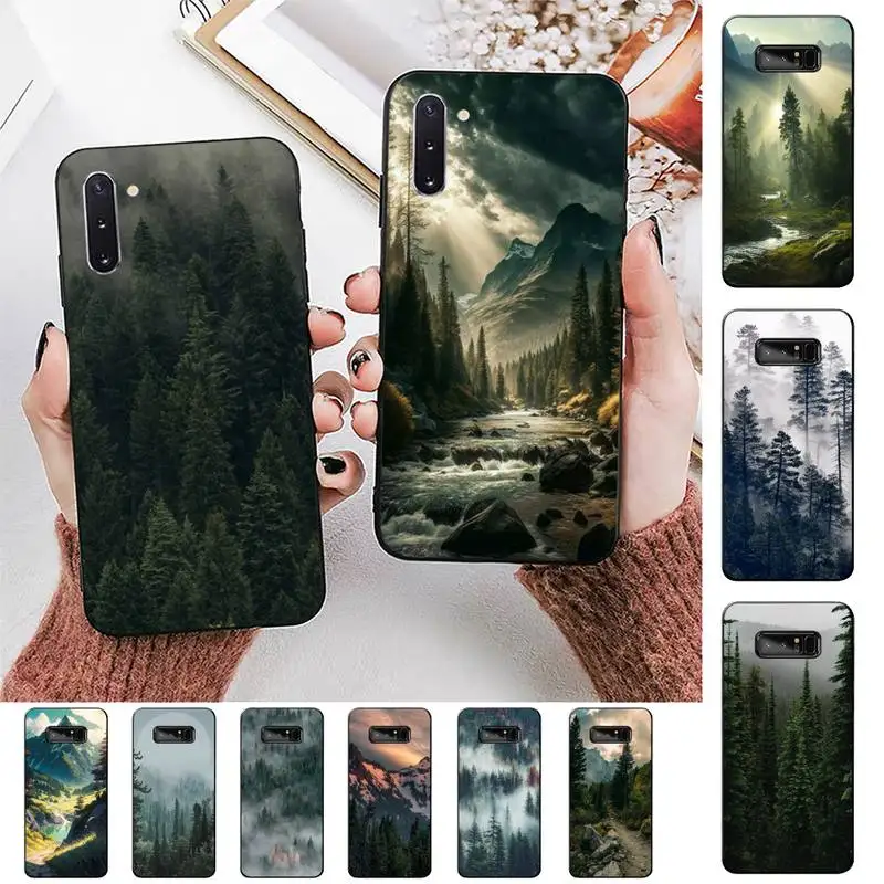 

Mountain Forest Phone Case for Samsung Note 5 7 8 9 10 20 pro plus lite ultra A21 12 72