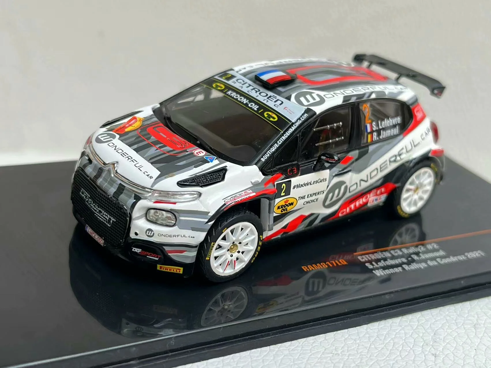 Фото Литой под давлением IXO масштаб 1/43 CITROEN C3 # Модель автомобиля Citroen Racing из сплава 2 2021. №3