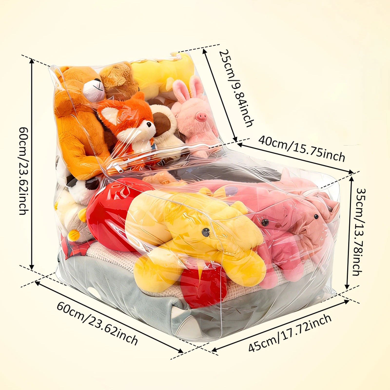 

Прозрачный детский органайзер для игрушек