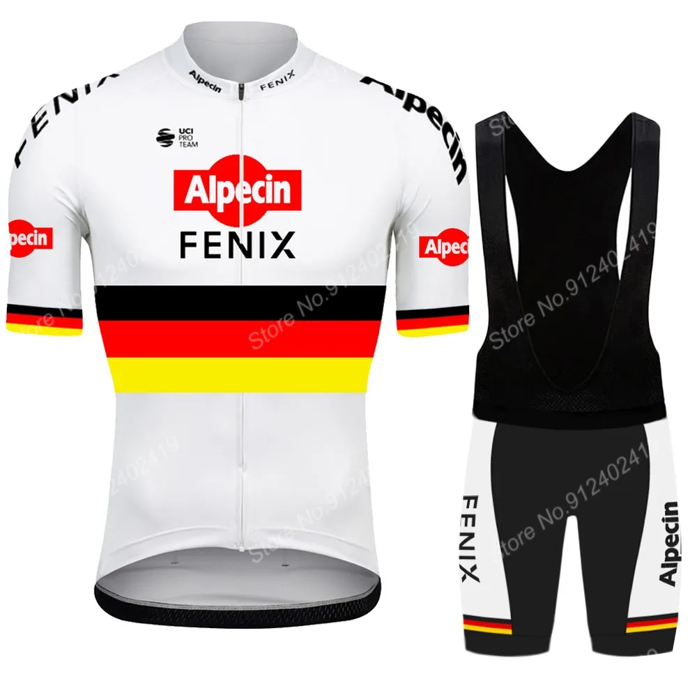 

Германия Alpecin Fenix команда 2022 Велоспорт Джерси комплект летняя велосипедная Одежда дорожный велосипед рубашки костюм велосипед нагрудники ш...