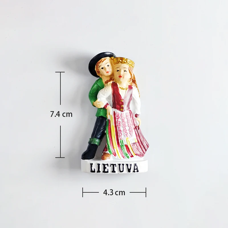 

3D магниты на холодильник "Европа Литва" из смолы