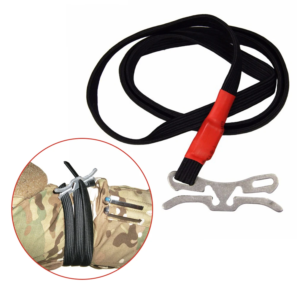 

103cm Outdoor EDC Gear Emergency Survival Tourniquet Camping Mountaineering First Aid Tool Medical Elastic Rope for Exploration