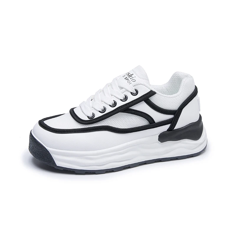 

Кроссовки женские сетчатые для бега, дышащие прогулочные кеды, универсальные, Вулканизированная подошва, модная повседневная обувь, на лет...