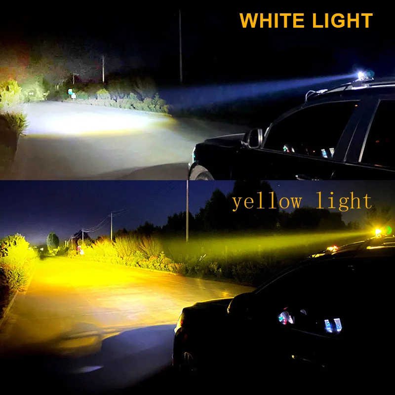 Налобный фонарь для мотоцикла светодиодный 2 5 дюйма два цвета 12-20 в |