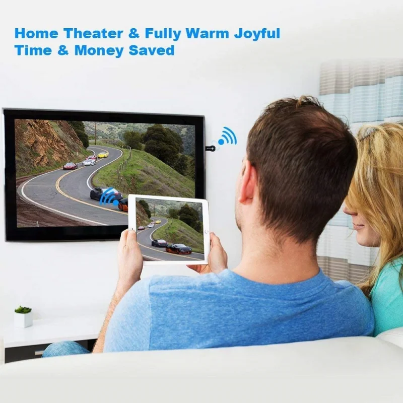 Новинка беспроводной ТВ-адаптер AnyCast M9 Plus 1080P Wi-Fi-дисплей адаптер HDMI-совместимый