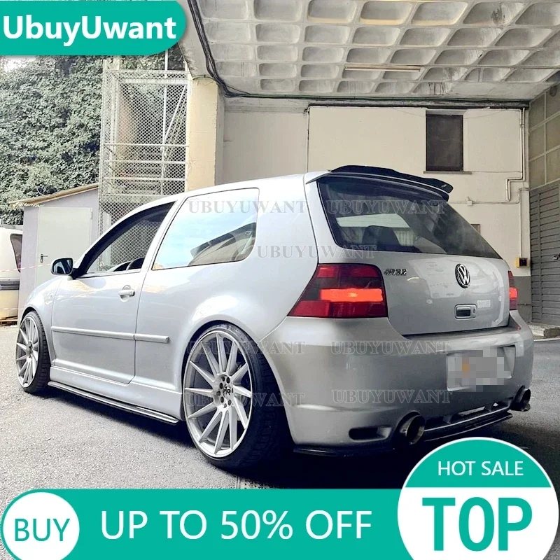 Задний спойлер для крыши UBUYUWANT 99-06 VW Golf 4 MK4 R32 хэтчбека из АБС-пластика блестящий