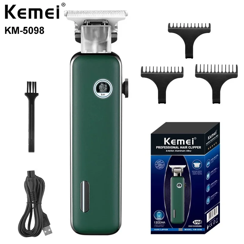 Kemei Hair Trimmer KM-5098 Men Beard Trimmer Zero Gapped T-B