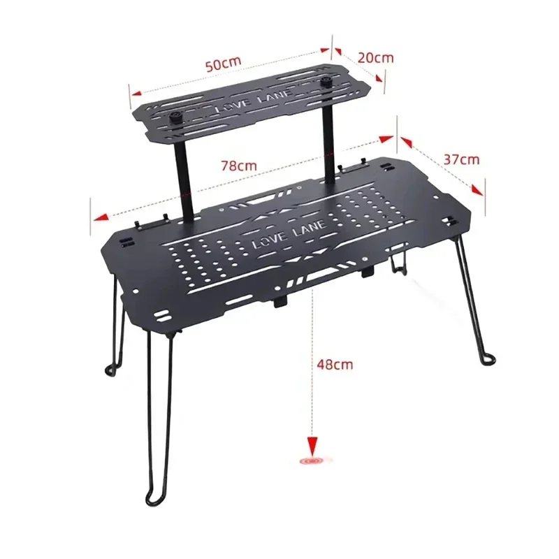 

Подходит для Jetour Traveler T2 2023 2024 2025, автомобильная стойка для хранения задней двери, модифицированный регулируемый кронштейн для кемпинга, складная стойка для хранения багажника