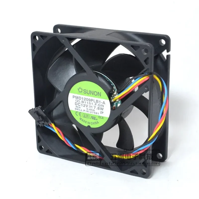 Фото Вентилятор охлаждения корпуса Jianzhun SUNON PMD1209PLB1-A 12V 7.8W 9CM 9032 №1