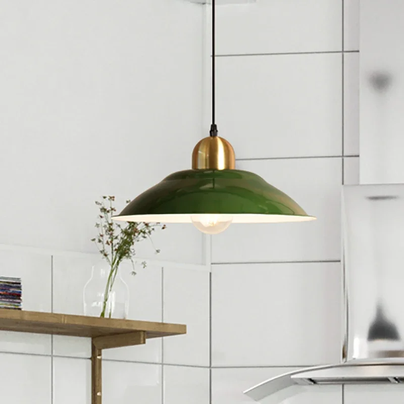 

Nordic Vintage Pendant Light For Restaurant Kitchen Island Industrial Iron Living Room Decoration Lustre Chandelier LED Lighting