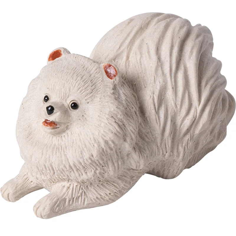 Креативный фиолетовый песок маленький чайный столик с украшениями в виде