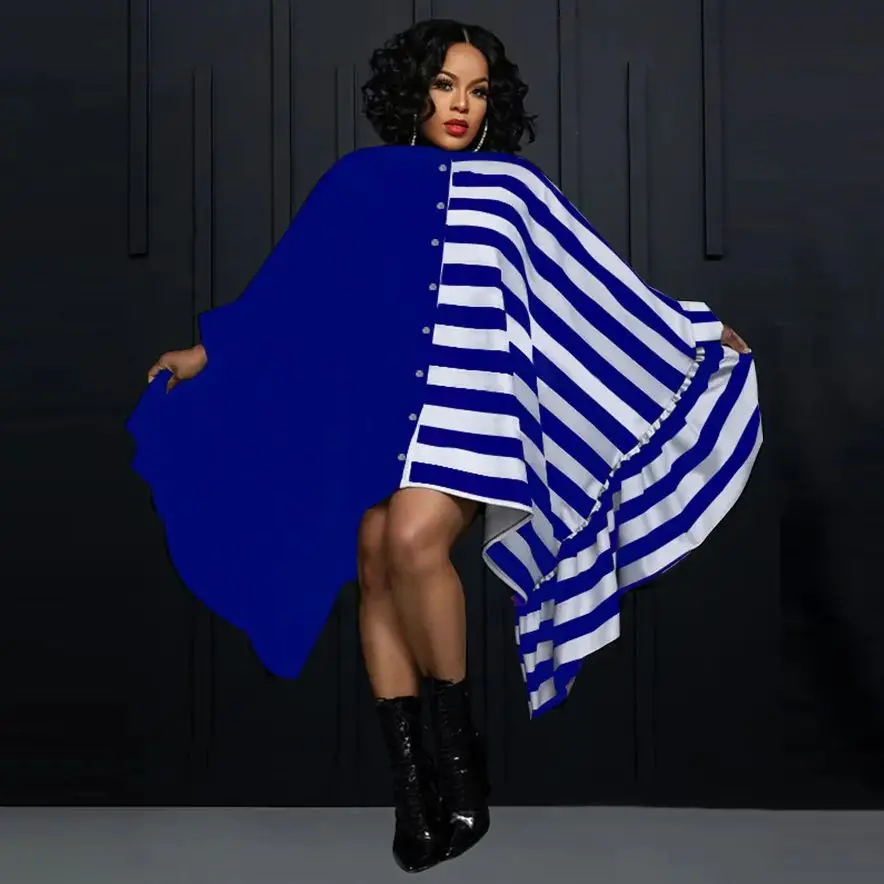 Рисунок 2 - Женское свободное платье в полоску