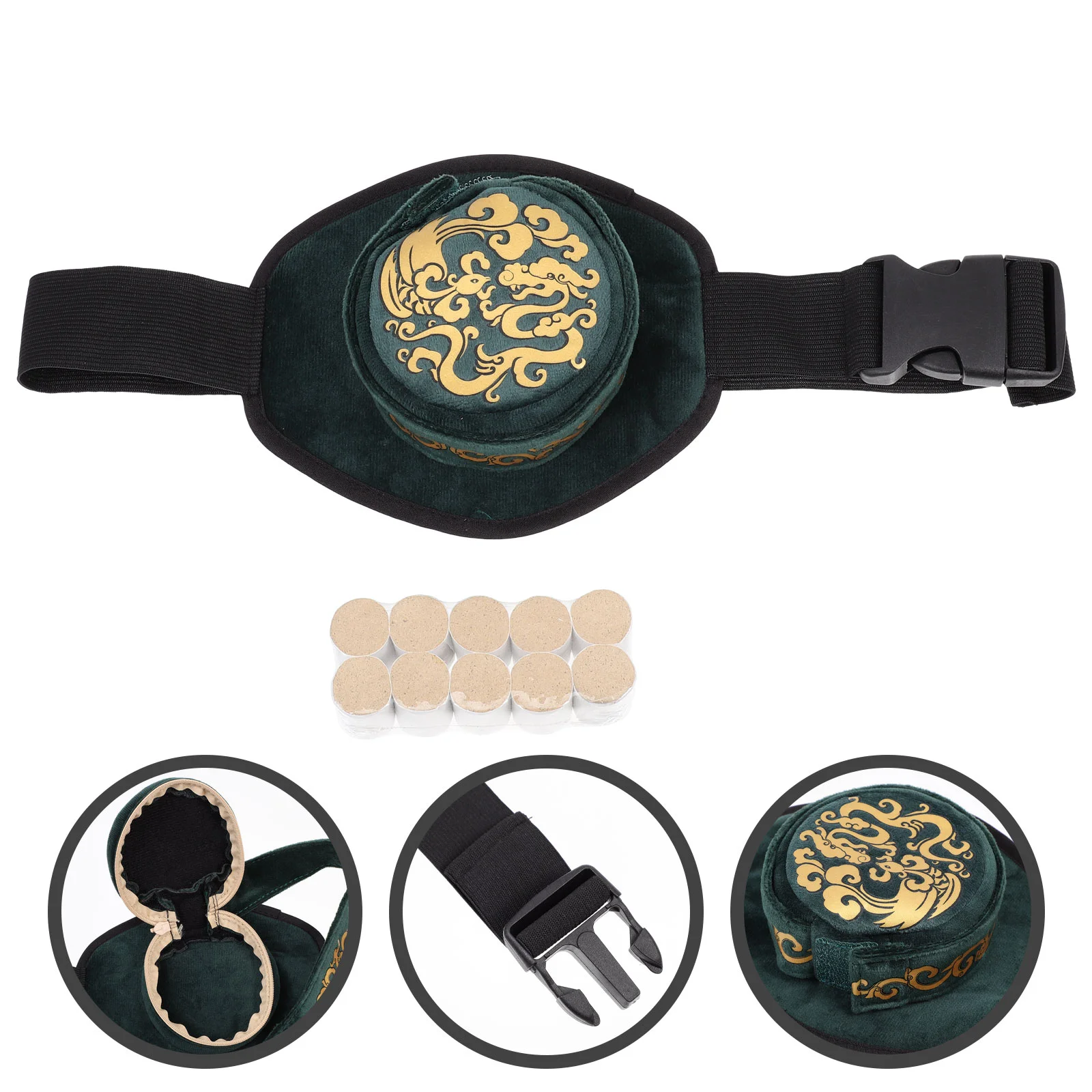 

Moxa Holder Stick Burner Moxibustion Box Roller Cone Purifier Mugwort Body Handheldsmokeless Rollstreatment Moxibution Heating