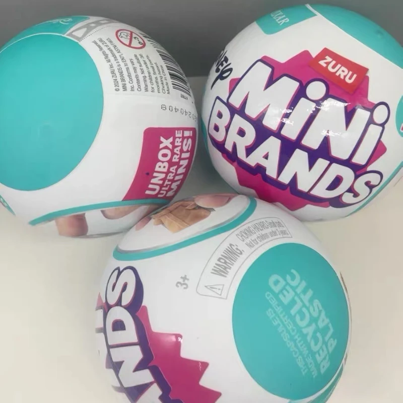 Zurue Mini Brands 5x Surprise Ball слепая коробка игрушки мини аниме фигурка загадочная модель коллекция игрушек орнамент подарки для детей (art.: 3920d271a2f13) - 3920d271a2f13