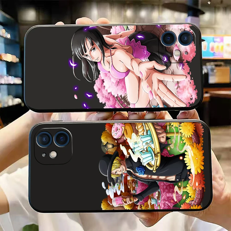 one piece anime phone case for funda iphone 13 12 11 pro max 13 12 mini x xr xs max 6 6s 7 8 plus back etui celular coque soft free global shipping