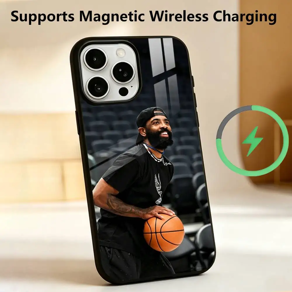 Фото Чехол для телефона K-Kyrie Irving для iPhone 17, 16, 15, 14, 13, 12, 11 Plus, Pro с поддержкой магнитной беспроводной зарядки №3