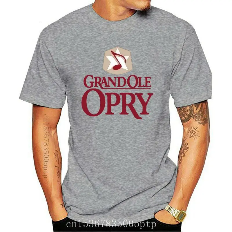 

Camiseta de manga corta para hombre, camiseta de concierto de escenario de música campestre, Grand Ole Opry, CORUISKE, nueva