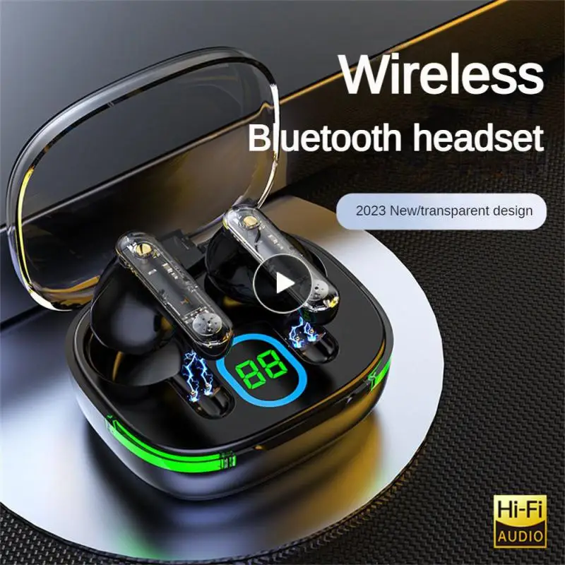 

Wireless Headphones White Enc Noise Reduction Earphone Long Battery Life Listening And Positioning Earphone Black
