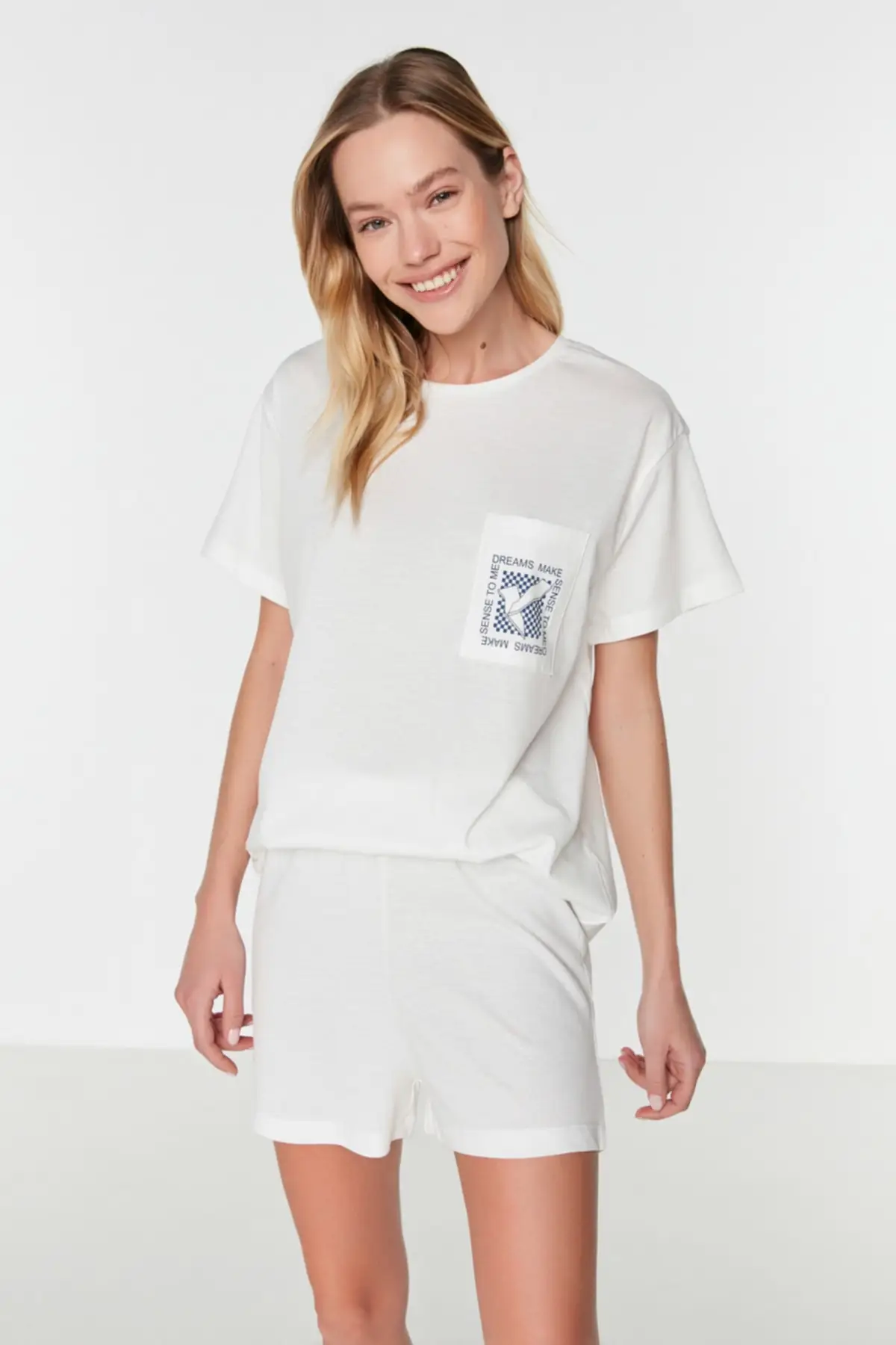 

Printed Knitted Pajama set