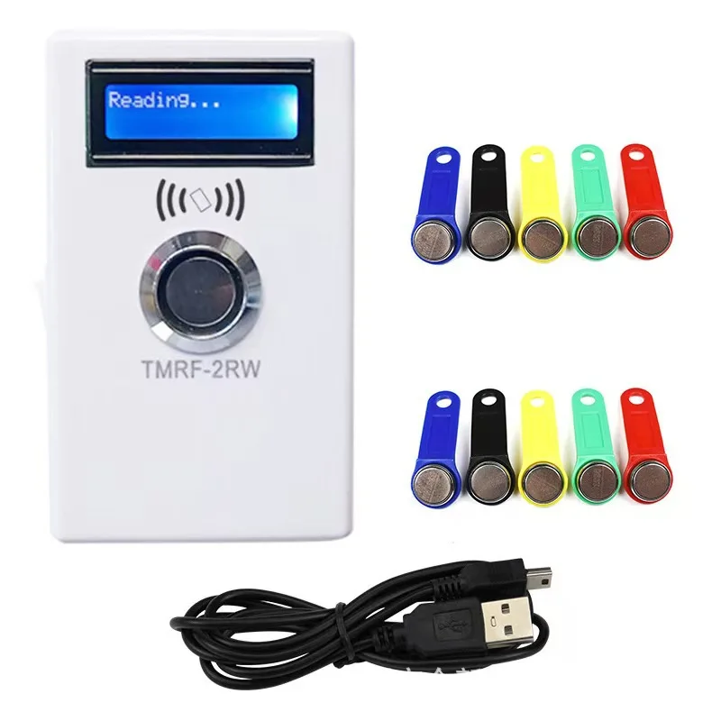 Фото Программатор iButton TMRF-2RW, дубликатор DS1990A, копировальный аппарат, считыватель/записыватель RFID 125 кГц, маркер ключей RW1990, брелок RFID T5577 №2