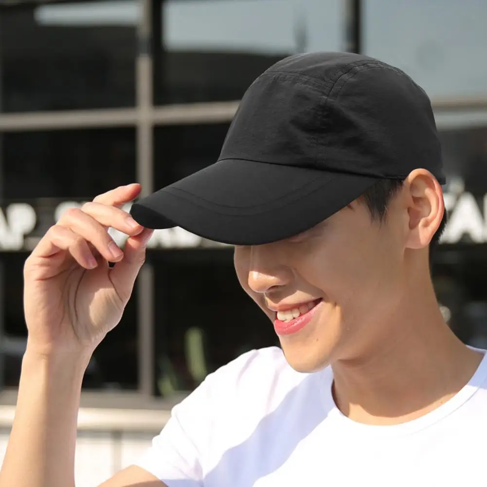 

Uv Protection Hat Wide Brim Unisex Sun Hat for Camping Hiking Adjustable Buckle Anti-uv Protection for Large Head Sizes