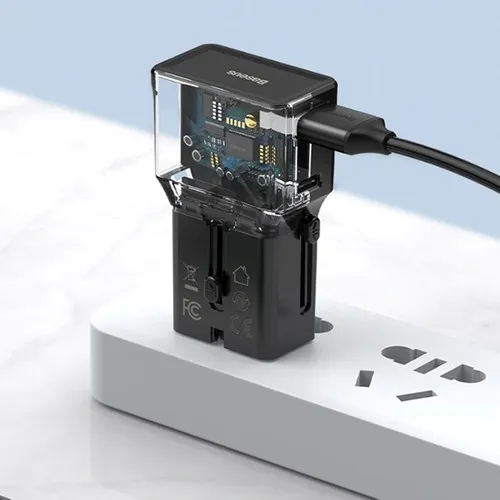 Baseus PPS быстро Зарядное устройство Тип C + USB 18 Вт Quick Charge Универсальный дорожный