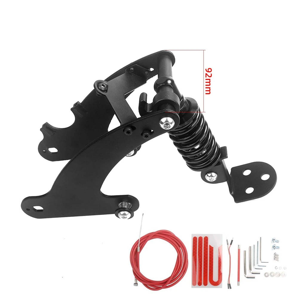 

Electric Scooter Rear Suspension Kit Shock Absorber Accessories for Xiaomi Pro Pro2 Essential Lite,Black