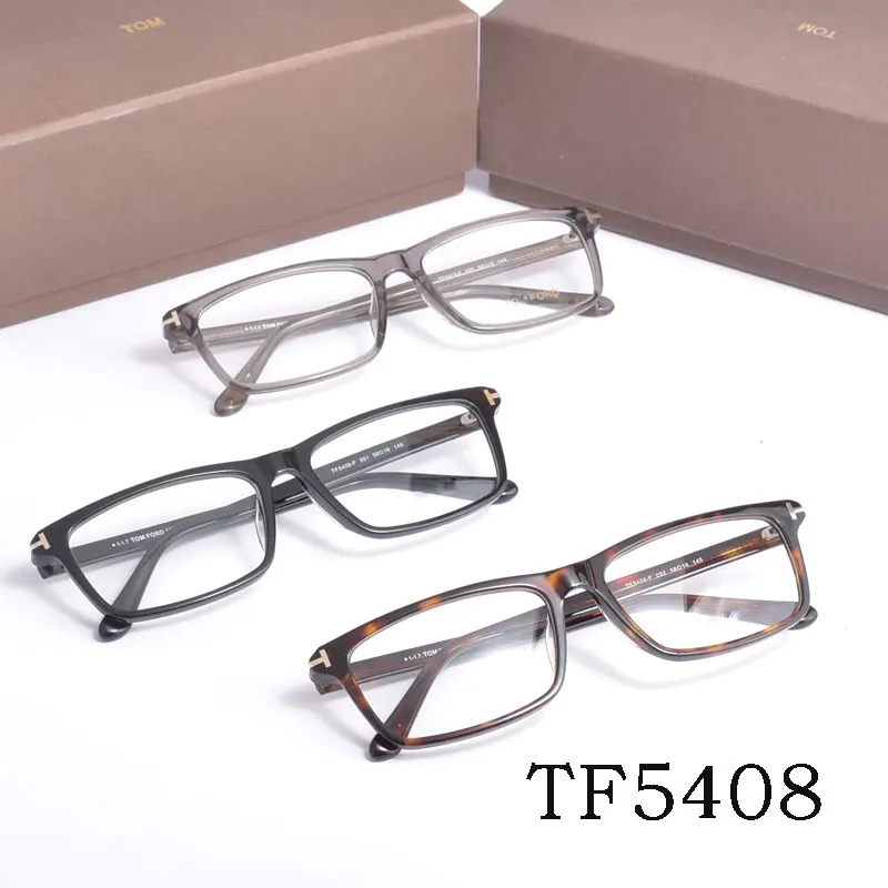 

Oversized TOM FOR DEYE glasses Frames Men Women Fashion Rectangular Acetate Reading Myopia Prescription Eyeglasses TF5408