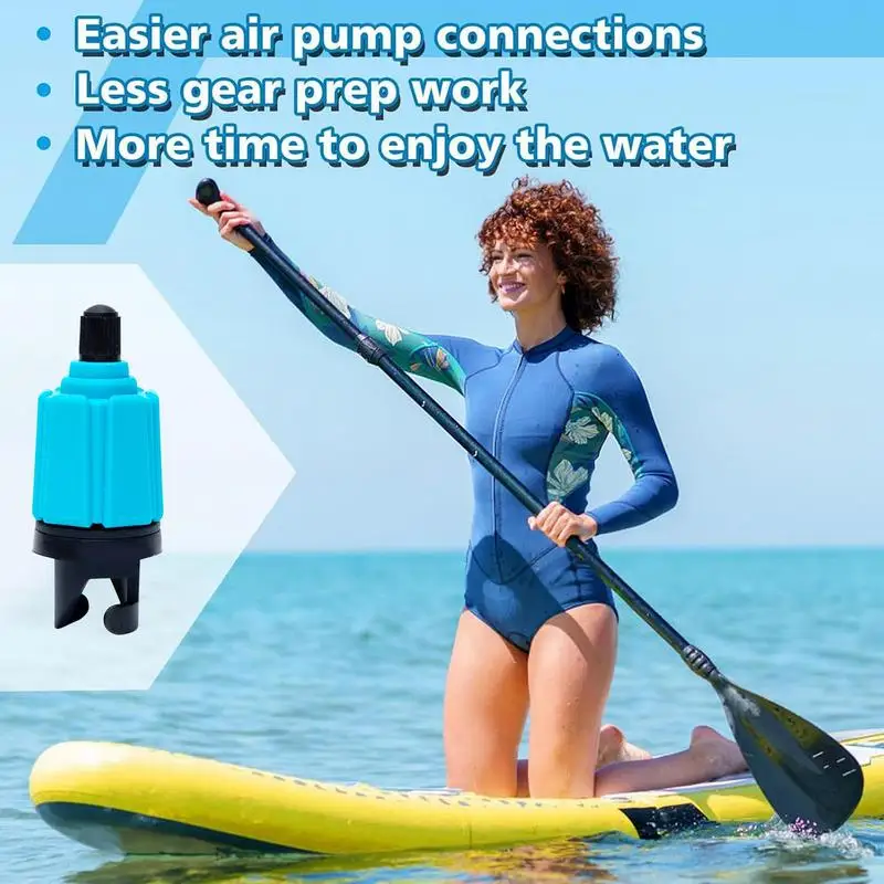 or Adapter pompy powietrza Paddleboard Złącze zaworu nadmuchiwanego konwertera inflatora do kajakowej pontonu