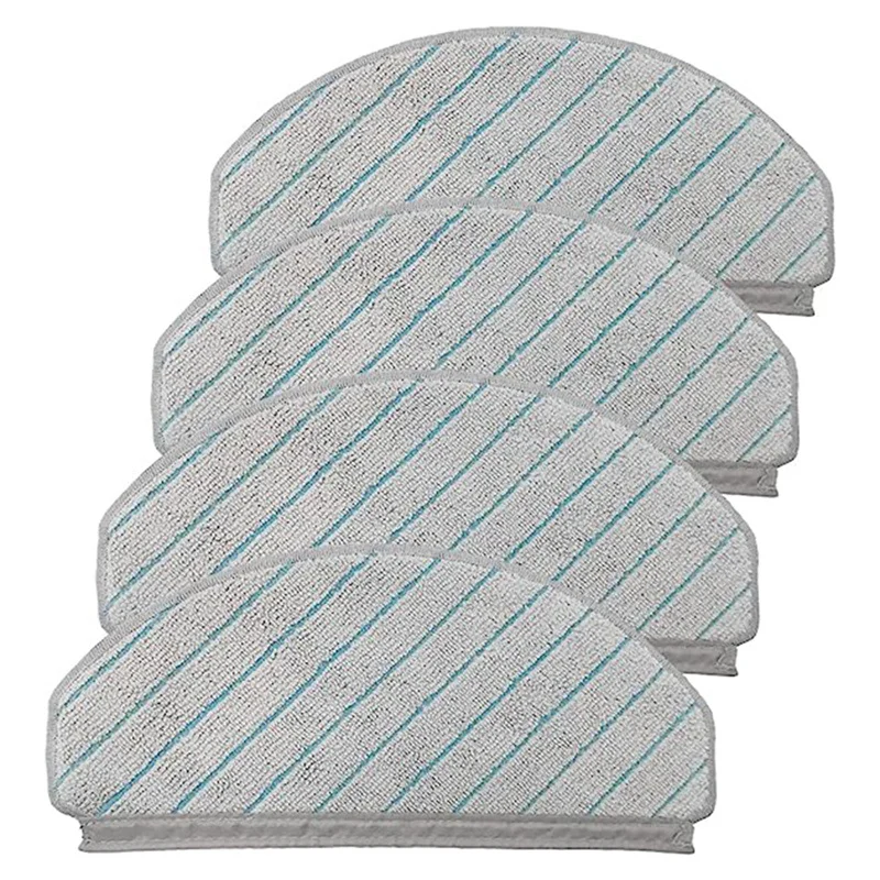 

Microfiber Soft Mop Pad Replacement Parts Reusable Hard Floor Expert For Ecovacs T10 Plus