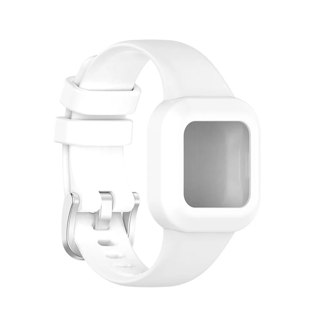 Многоцветный мягкий силиконовый ремешок для Garmin Fit JR.3/Garmin Vivo JR.3 детский сменный