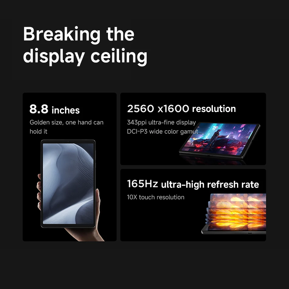 Оригинальный Lenovo Legion Y700 2025 игровой планшет 256 ГБ 512 Snapdragon 8 Gen 3 8.8" 165 Гц ЖК-экран 6550