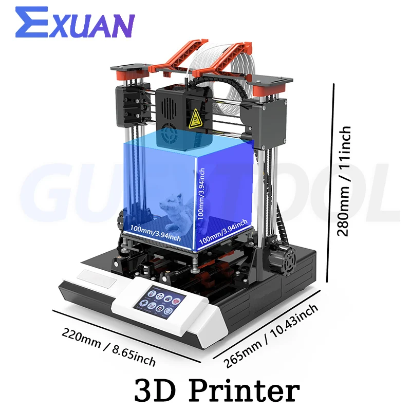 3D-принтер K6 с сенсорным экраном