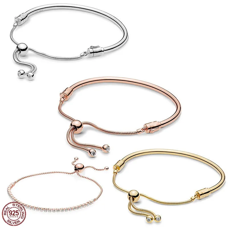 

Браслет Регулируемый из серебра 925 пробы, с Шармами