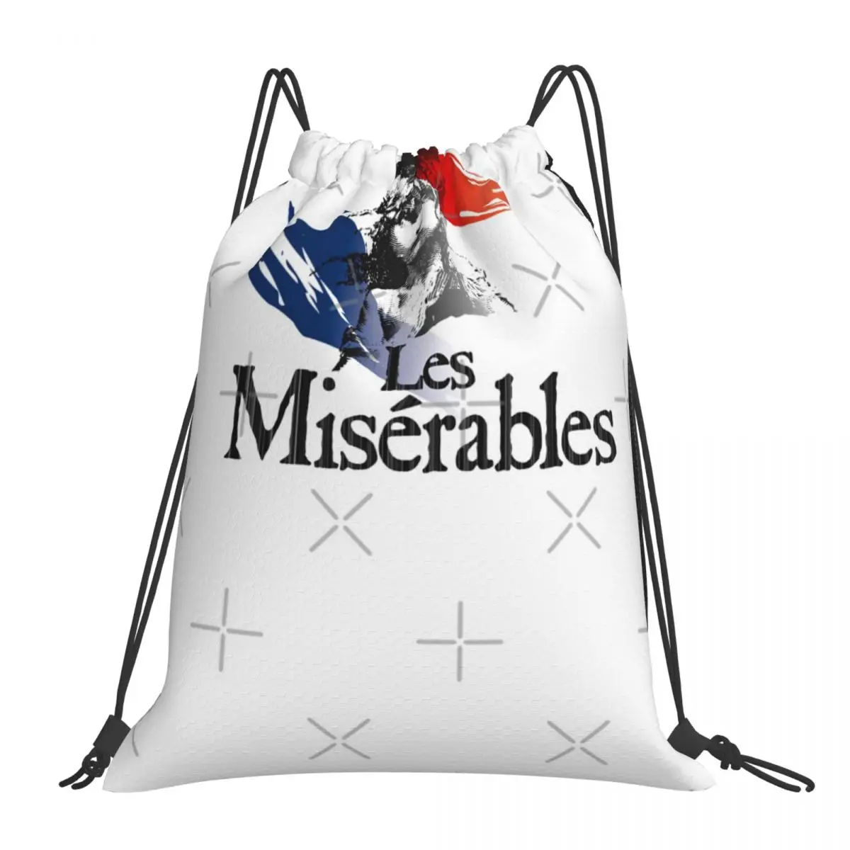 Фото Сумки на шнурке с логотипом Les Miserables для девочек, рюкзаки для мужчин и женщин, школьные ранцы №1
