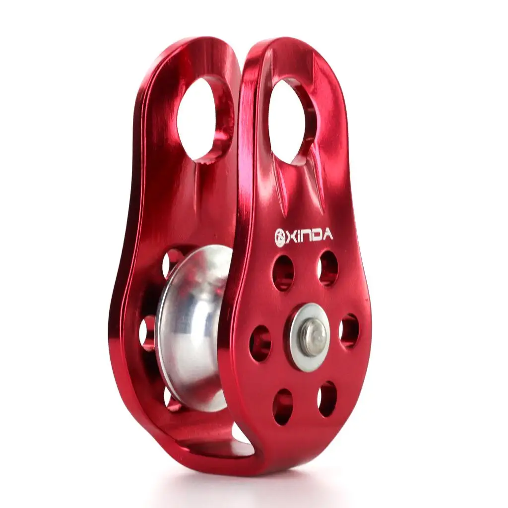 

20KN Climbing Pulley Single Rope Rock Pulley Safety Tools Ascending Devices