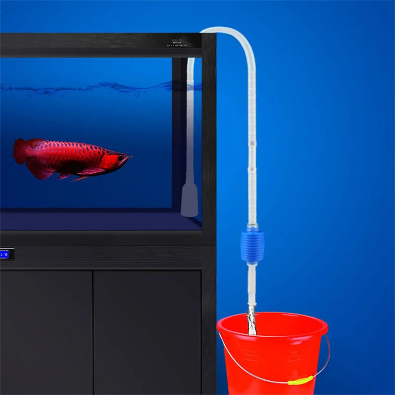 

Aquarium Fish Tank Water Changer Manual Siphon Suction Pipe Vacuum Cleaner Pump Water Filter Sand Washer Fish Tank Accessories