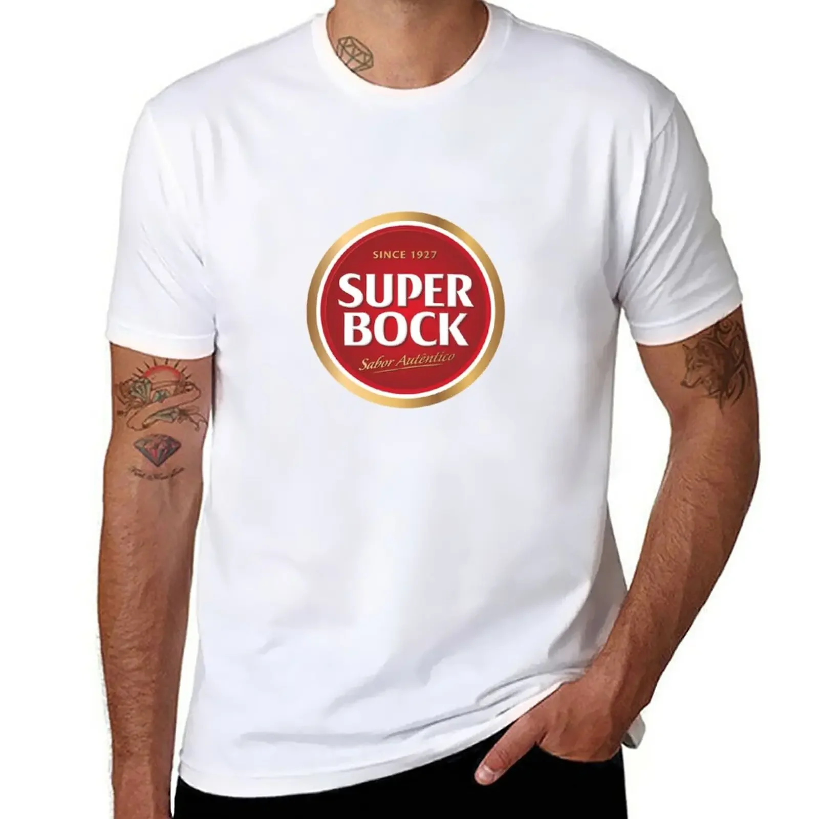 Новая футболка Super bock Мужская одежда мужские футболки