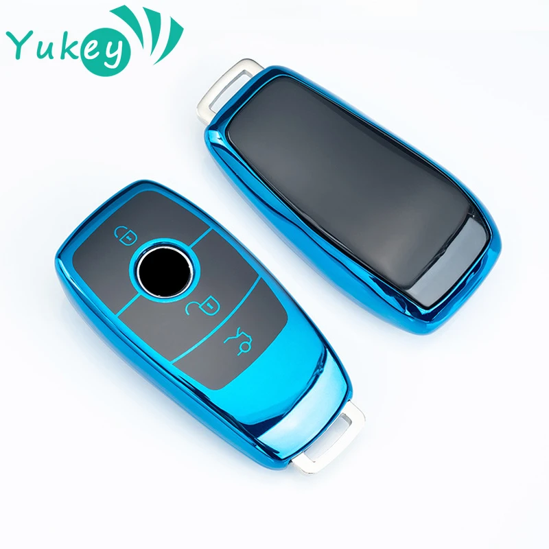 Для Mercedes Benz E C S GLC Class E200 E400 E63 W213 S550 S560 C260 A200 ТПУ чехол для автомобильного ключа