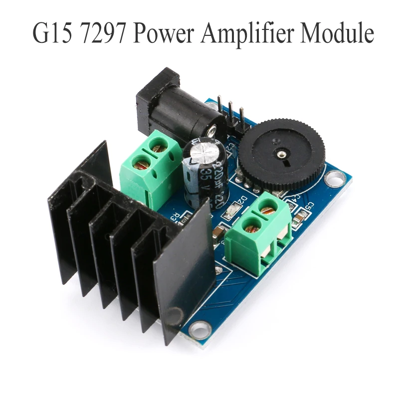 

Зеленый модуль усилителя мощности G15 7297 для Arduino