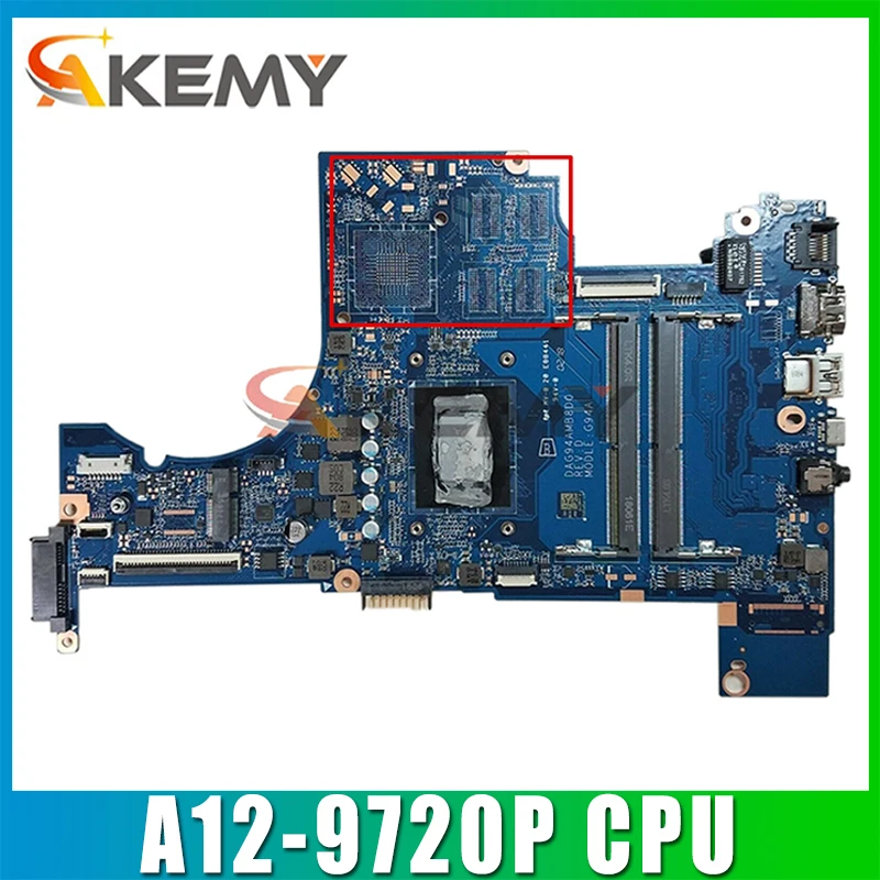 

Материнская плата для ноутбука HP Pavilion 15-CD с процессором A12-9720P 926286-601 926286-001 DAG94AMB8D0 DDR4 MB 100% протестирована