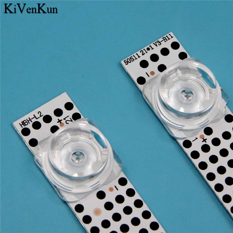 Лента светодиодной подсветки для TCL 50P630 50P631 50P631X1 50P635 50RP630 50S450 50S451 50S453 50S455 Bars 50S11 21*1