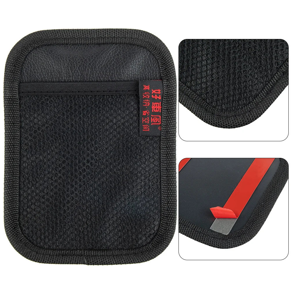 

Car Storage Net Bag Seats Auto Storage PU Leather Car Divider Stretchable Elastic Mesh Bag Organizer Auto Accessories