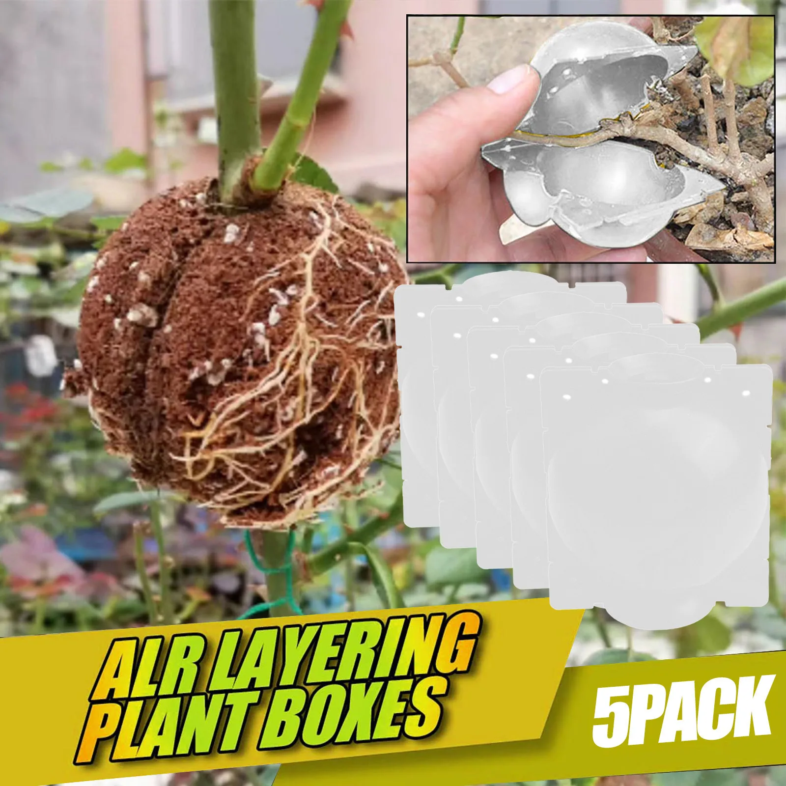 

Plant-rooting Device PP Plastic Reusable plant-root Propagator Felting Supplies for Beginners White Hair Cover up for Women