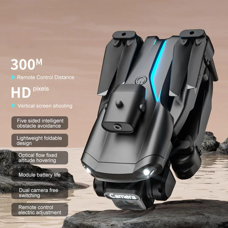 UAV High-Definition Aerial Photography Obstacle Avoidance Quadcopter Optical Flow Positioning Folding Radio-Controlled Aircraft