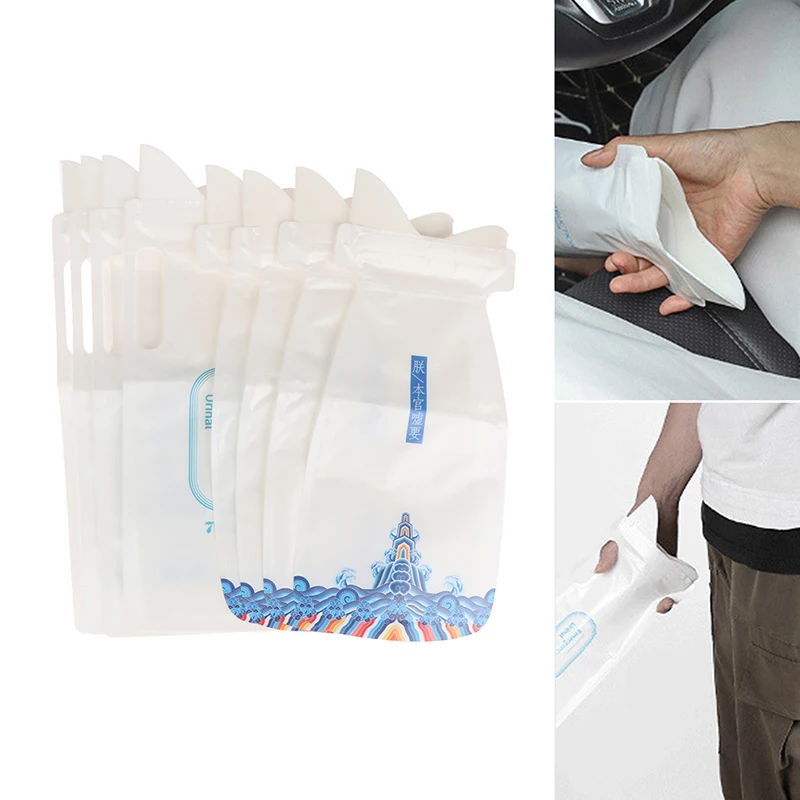 

4Pcs 700ml Emergency Portable Car Urine Bag Disposable Urinal Toilet Bag