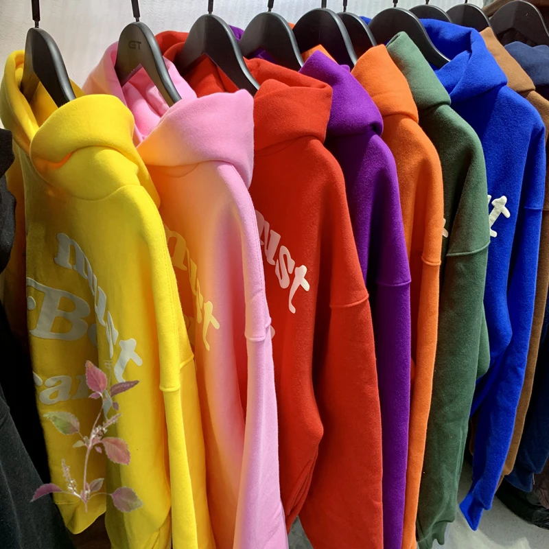 

Толстовка с капюшоном CPFM для мужчин и женщин, уличный Повседневный Свободный свитшот из хлопка с надписью и пенным рисунком, хорошего качества