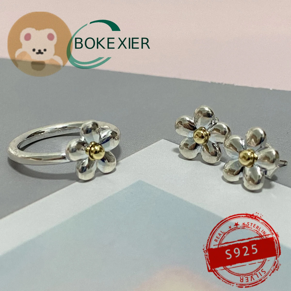 

Spanish Bear Fashion Personalized Party Birthday Gift Original Jewelry rings for women