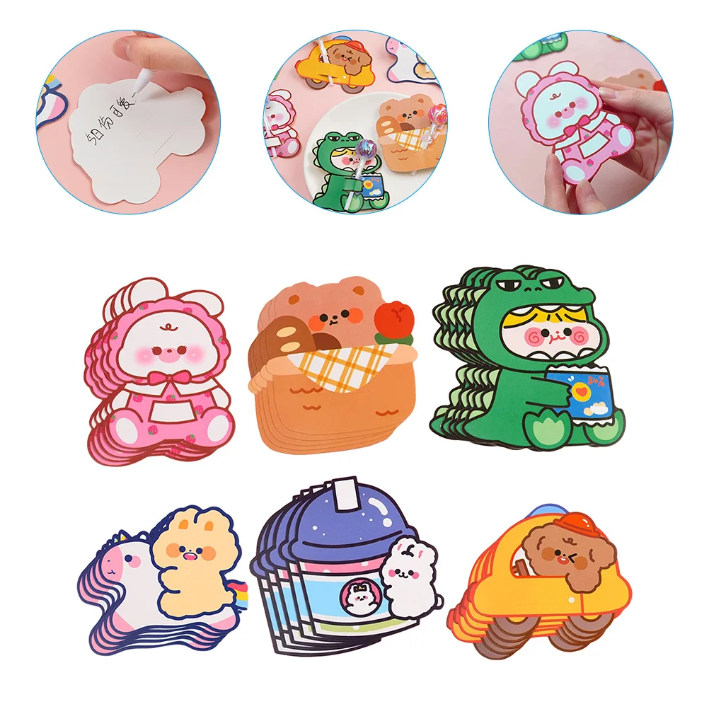 

Lollipop Exchange Holder Greeting Party Classroom Kids Valentines Candy Favors Gift Paper School Day Friendship Valentine